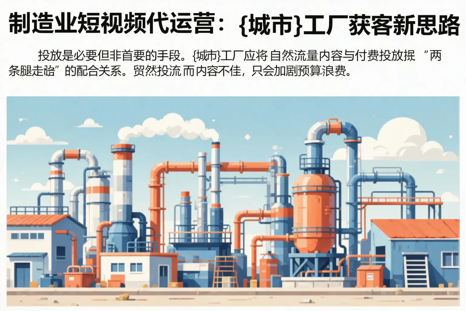 制造业短视频代运营：岳阳工厂获客新思路