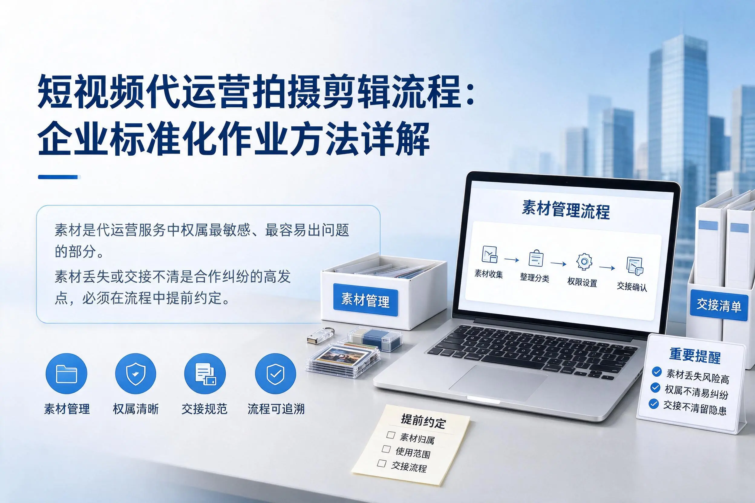 短视频代运营拍摄剪辑流程:岳阳企业标准化作业方法详解