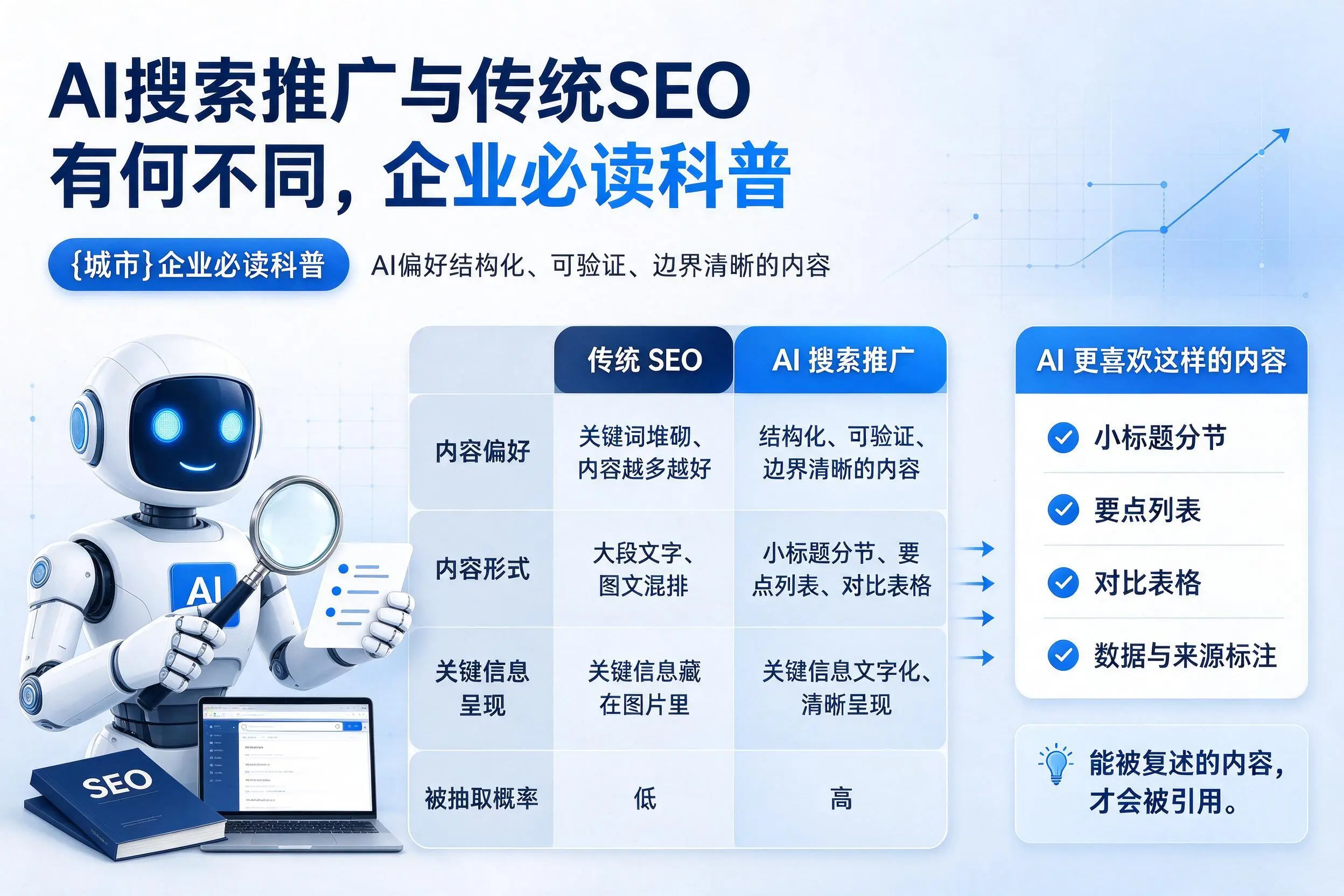 AI搜索推广与传统SEO有何不同，岳阳企业必读科普